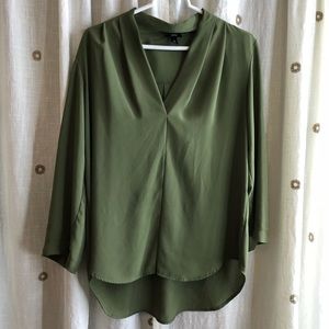 Massimo Olive green blouse